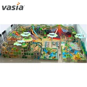 עץ מצחיק ילדים מגרש משחקים מקורה סט שקופית